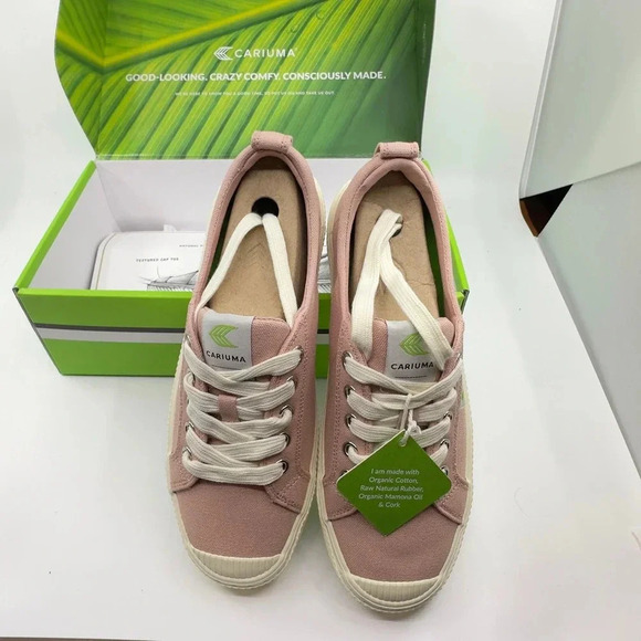Cariuma Unisex Oca Low Sneaker Casual Shoes Lace-Up Mystic  Cariuma Unisex Oca Low Sneaker Casual Shoes Lace-Up Mystic Rose Gold Pink 7/8.5